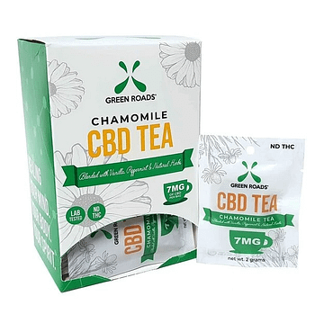 green roads - chamomile tea delivery service