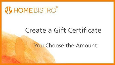 Home Bistro gift certificate