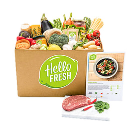 HelloFresh service that delivers fresh and seasonal products