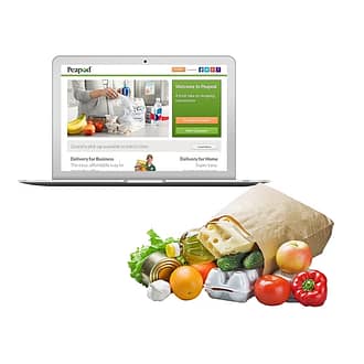 Peapod's grocery delivery and subscription service