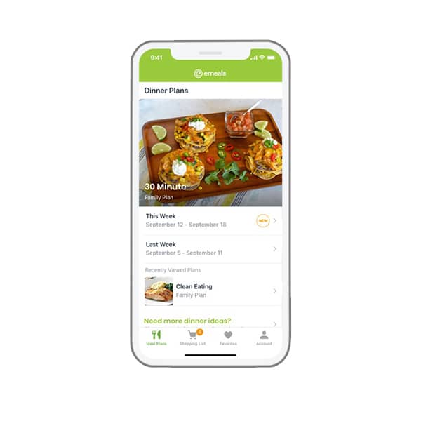 eMeals' subscription and delivery service
