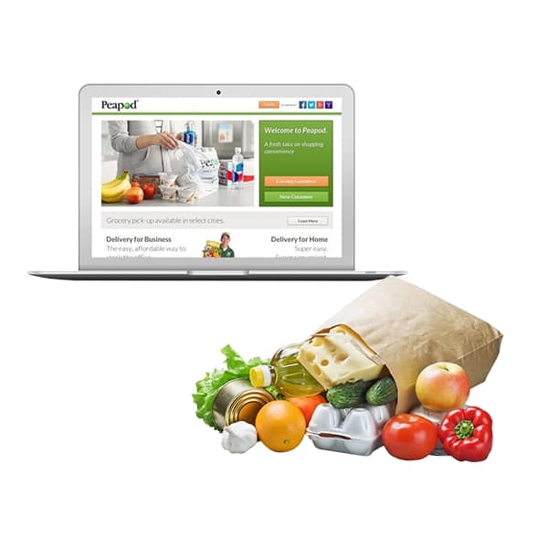 Peapod's grocery delivery and subscription service